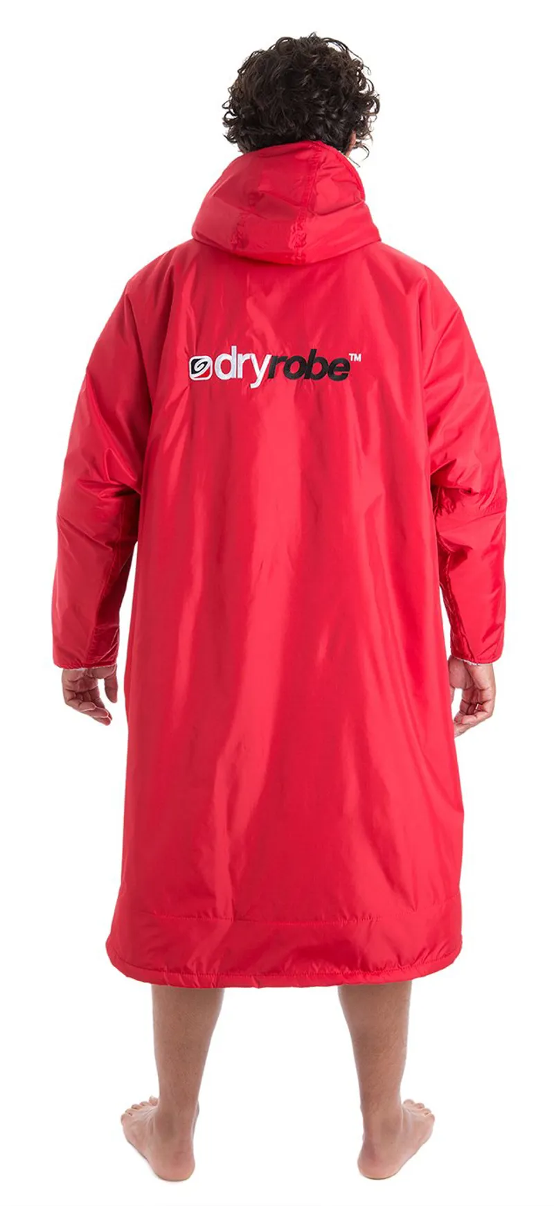 Dryrobe Long Sleeve Red/Grey - Large-1